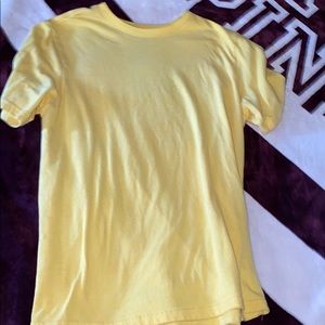 plain yellow tshirt